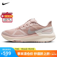 耐克NIKE女跑步鞋AIR ZOOM STRUCTURE 25運(yùn)動鞋HV5161-600粉紅37.5