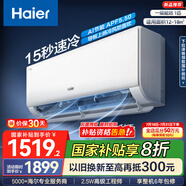 海爾（Haier）凈省電空調(diào) 新一級能效 變頻掛機 冷暖自清潔壁掛式臥室省電 靜悅空調(diào)以舊換新國家補貼 1匹 一級能效 新品凈省電 26E1-1