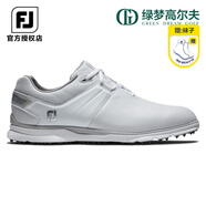 FootJoy高爾夫球鞋男鞋Pro/SL專業(yè)競技舒適golf旋鈕鞋F(xiàn)J防潑水運動鞋男 53070白(鞋帶款） 39 =美碼6.5碼