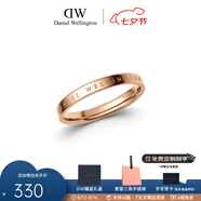 丹尼爾惠靈頓（DanielWellington）dw戒指女男 經(jīng)典玫瑰金情侶對戒 七夕情人節(jié)禮物送女友男生禮物 52號 DW00400017 玫瑰金