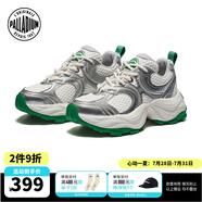 PALLADIUM帕拉丁休閑鞋女子輕便鞋子厚底鞋子女老爹鞋94546 白/白/綠 39