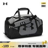 安德瑪（UNDERARMOUR）Undeniable 3.0男女訓(xùn)練運(yùn)動(dòng)小號(hào)旅行包1300214灰色040均碼
