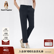 Hush Puppies暇步士男裝春季新款四面彈易打理商務(wù)休閑錐形褲 075深藍(lán)1 39