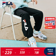 FILA【旋冰科技】斐樂童裝兒童防蚊褲2025年夏季新款男女童運(yùn)動(dòng)褲 傳奇藍(lán)-NV 130