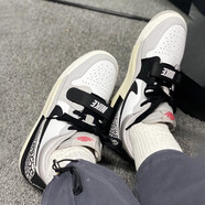 耐克（NIKE）女鞋籃球鞋秋季新款運動(dòng)鞋Air Jordan Legacy 312 AJ312休閑鞋 CD9054-101灰白爆裂紋 35.5