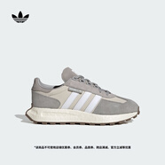 adidas RETROPY E5經(jīng)典復古boost運動鞋男女阿迪達斯官方三葉草   米/灰/白   36