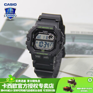 卡西歐（CASIO） 男表女表卡西歐手表男女情侶表學(xué)生時(shí)尚運(yùn)動(dòng)表太陽(yáng)能雙顯電子表 WS-1400H-1AVPF夜跑黑 10年電量
