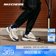 斯凱奇（Skechers）奶茶熊3代丨老爹鞋新款男女同款海鹽春夏熊貓鞋運(yùn)動(dòng)休閑鞋 【男款】香草拿鐵/BRBL 40