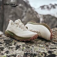 Saucony索康尼PEREGRINE游隼15男女越野防滑跑步鞋戶(hù)外徒步運動(dòng)鞋 米粽554【女款】 37.5