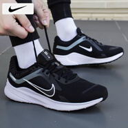 耐克（NIKE）男鞋 25夏季新款運動(dòng)鞋子男緩震休閑鞋網(wǎng)面登山鞋透氣跑步鞋男士 【軟彈減震】Quest-經(jīng)典黑白/曬圖退10 42 （內長(cháng)265mm）