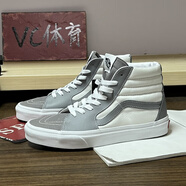 VANSSk8-Hi灰白色高幫復(fù)古運(yùn)動(dòng)休閑板鞋男女VN0A5JMJA51 灰白色 VN0A5JMJA51 35