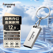梵想（FANXIANG）8G USB2.0 電腦車(chē)載金屬迷你小U盤(pán)F206 銀色 防水防震企業(yè)競標投標招標優(yōu)盤(pán)