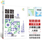 開學(xué)季53同學(xué) 智數(shù)巔峰 小學(xué)數(shù)學(xué)全優(yōu)突破 六年級(jí)上冊(cè)RJ 人教版 曲一線53小學(xué)開學(xué)必備