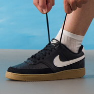 耐克（NIKE）男鞋 2025新款夏季COURT VISION透氣輕便運(yùn)動板鞋時(shí)尚百搭休閑鞋 帆白/橡皮淺褐 43