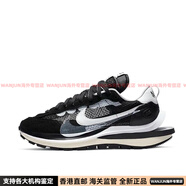 耐克（NIKE）Sacai X  VaporWaffle 聯(lián)名解構(gòu)黑白灰紅跑鞋 CV1363-001-100 黑白 偏小半碼 35.5