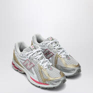 NEW BALANCE/新百倫 女鞋銀金屬漸變女士跑鞋透氣網(wǎng)布減震耐磨休閑 運動(dòng)鞋 BEIGE 34