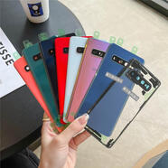 榮耀適配適用于三星S10E 5G原裝拆機(jī)Note10十玻璃S22 note9后背S8殼屏note20 電池S20+plus透注意型號(hào) 銀/彩色純?cè)饳C(jī)后蓋 后蓋 三星GalaxyNote10