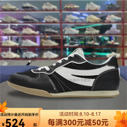 FILA斐樂2025夏男女薄底鞋復古跑鞋弧邊鞋F(xiàn)12M522114 F12W522114 F12M522114FBG 黑_雪白 男鞋 40