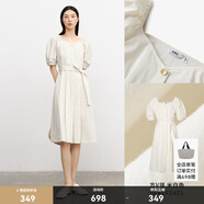 麥檬【多款可選】MM商場(chǎng)同款優(yōu)雅氣質(zhì)連衣裙隨性度假風(fēng) 米白5E4192421 S