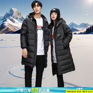 耐克（NIKE）羽絨服男女裝 24冬季新款運動服防風(fēng)休閑連帽保暖過膝中長款外套 新到貨/HQ4185-010/曬圖退10 M (170/88A)