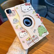 喜吉萊適用ipad11保護套A16蛋糕帕恰狗2025款pro11平板air7/6/5磁吸休眠mini7蘋(píng)果10代9th旋轉殼 【可愛(ài)凱蒂貓】360度旋轉荔枝紋皮套 iPad Air2/Pro 9.7英