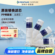 愛惠浦（Everpure）家用廚下 10寸/5微米 前置過濾各品牌通用凈水器 PP棉濾芯4支裝