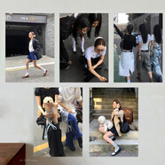 詠幻個(gè)性街頭女裝店海報(bào) 拍照檔口服裝店裝飾畫貼 5張一套街拍模特設(shè)計(jì)穿搭海報(bào) 29.7x21cm  A4 僅畫芯藝術(shù)微噴相紙易褪色 獨(dú)一張A3面積等于兩張A4A3更大噢