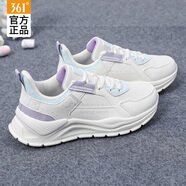 361°女鞋運動(dòng)鞋跑步鞋NFO減震軟底透氣減震休閑鞋 羽毛白/薄紗藍 35