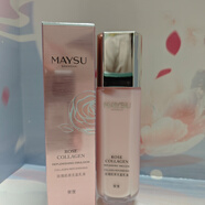 美素MAYSU/美素玫瑰膠原充盈乳液120ml輕盈精粹保濕水潤29年