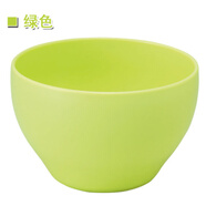 inomata塑料碗家用微波爐泡面碗兒童防摔防燙餐具拉面碗飯碗 綠色