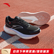 安踏（ANTA）跑鞋冠軍3代SE丨運(yùn)動(dòng)鞋女減震回彈耐磨女子跑鞋防潑水跑步鞋女 基礎(chǔ)黑-4 37.5