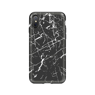 洛克（Rock）Rock iphone7手機殼蘋果8plus防摔XR硅膠6s實木紋xs max創(chuàng)意潮牌i XXS石紋白復合紋理-5.8寸 iPhone 其他型