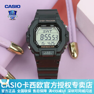 卡西歐（CASIO） 男表女表卡西歐手表男女情侶表學(xué)生時(shí)尚運(yùn)動(dòng)表太陽(yáng)能雙顯電子表 LWS-2200H-1AVPF動(dòng)感酷黑-計(jì)步