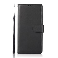 三星（SAMSUNG）適配三星J4 J6 J5 J7 Prime Plus手機(jī)殼on5 on7 2016 J4+ J6+ J610 J415保護(hù)套翻蓋式插卡皮套軟膠 黑色-On5 2016/J5 Pr