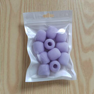 埠帝通用小蜜蜂擴音器海綿套頭戴麥克風(fēng)話(huà)筒咪罩耳麥棉黃色泡沫可水洗 漫步者耳麥紫色海綿套10個(gè)