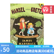 英文原版 Hansel and Gretel 經(jīng)典爆笑幽默圖畫書 吳敏蘭書單 兒童童話故事繪本 James Marshall 綠山墻