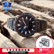 卡西歐（CASIO） 男表PROTREK系列太陽(yáng)能電波登山防水三重感應(yīng)器手表六局電波 PRX-8000YT-1B