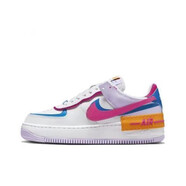 CLENIKEED【莆田純原版本】(Nike) ShadowAF1馬卡龍空軍一號全白低幫白棕男 ShadowAF1白粉藍 38