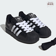 阿迪達(dá)斯 （adidas）三葉草板鞋男女黑白貝殼鞋JI3538JI0124 JI3538 36