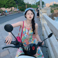 AFTER MONDAY夏日俏皮花色吊帶裙小個(gè)子法式甜美減齡韓版小眾設(shè)計(jì)女 圖片色 S