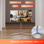 銀翼電視機(jī)可移動(dòng)支架落地帶輪電視機(jī)架掛架55/65/75寸電視柜 銀翼-銀色整裝款40寸-75寸 組裝