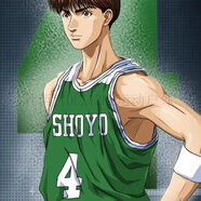 杜西哲（DUXIZHE）翔陽(yáng)隊球衣灌籃高手隊服刺繡版絲光棉藤真健司籃球服復古綠色diy 【絲光加刺繡】綠色4號 M