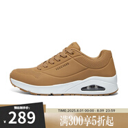 SKECHERS斯凱奇跑步鞋男UNO泡泡鞋復(fù)古簡約純色運(yùn)動(dòng)鞋 52458/TAN 沙丘蝴蝶-棕褐色 41