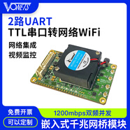 VONETS5G wifi模塊無(wú)線(xiàn)與有線(xiàn)互轉網(wǎng)橋中繼路由器PLC網(wǎng)絡(luò )增強器無(wú)人機通用嵌入式模塊網(wǎng)口轉串口通信模塊 千兆網(wǎng)口模塊VM1200