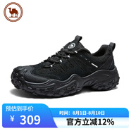 駱駝牌 男士休閑鞋透氣時(shí)尚增高戶外運(yùn)動(dòng)徒步鞋 P15M379005 暗夜黑 40