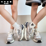 菲洛曼情侶鞋一男一女 情侶款 鞋情侶兩雙一對2024春季新款 Y988米灰【2雙裝】 37