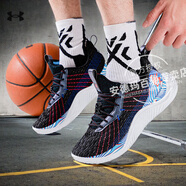 安德瑪（Under Armour）男鞋 夏季新款運動鞋子實戰(zhàn)訓練鞋輕質透氣緩震CURRY庫里籃球鞋 3025093-001/庫里10/拍大半碼 40.5