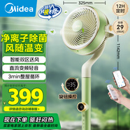 美的（Midea）【小青檸鮮風(fēng)】SPI凈離子除菌空氣循環(huán)扇家用落地扇電風(fēng)扇直流變頻四季凈化扇空調(diào)伴侶GDG24FG