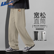 回力（Warrior）運動(dòng)褲子男款春秋新款男士直筒寬松闊腿休閑褲男生透氣寬松衛褲潮