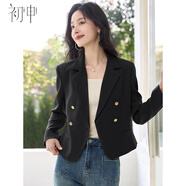 初申春秋小西裝外套女時尚氣質(zhì)設(shè)計感短款休閑外套上衣S41U059